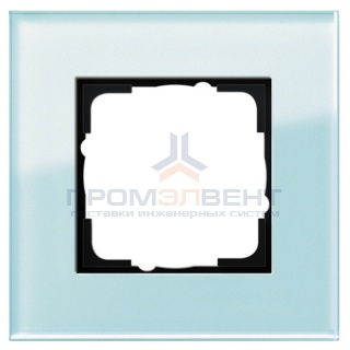 Рамка 1-ая Gira Esprit Салатовое стекло