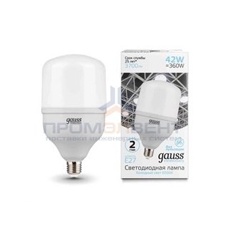 Лампа Gauss Elementary T120 42W 3700lm 6500K E27 LED 1/12