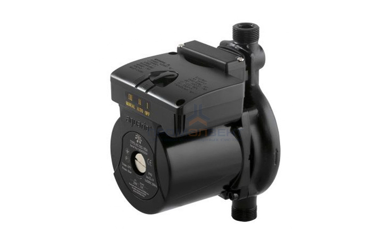 Насос циркуляционный Aquario AC 1512-195A - 0,27 кВт (однофазный, Ду25, Hmax 12 м, Qmax 2,7 м³/ч)