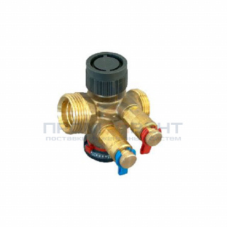 Вентиль балансировочно-регулирующий Oventrop Cocon QTZ - 3/4" (НР/НР, 180-1300 л/ч, с ниппелями)