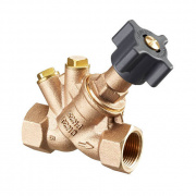 Вентиль запорный Oventrop Hydrocontrol ATR - Ду15 (ВР/ВР, PN25, с отверстиями для измерений)