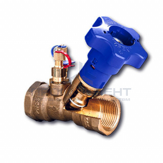 Клапан балансировочный Zetkama 221X - 1/2" (ВР/ВР, PN16, Tmax 120°C, Kv 1,60 м³/ч)