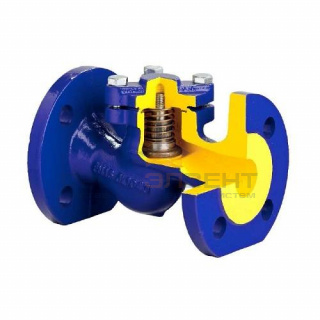 Клапан обратный подьемный Zetkama 287F - Ду25 (ф/ф, PN40, Tmax 300°C, исполнение №31)
