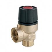 Клапан предохранительный EMMETI Sicura - 1/2" (НР/ВР, Tmax 110⁰С, Рн 2 бар)