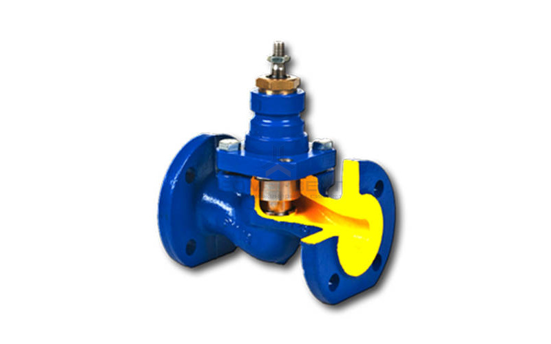 Клапан регулирующий Zetkama 227A - Ду50 (Ф/Ф, PN16, Tmax-150°C, серый чугун, исполнение №90)