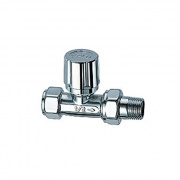 Прямой терморегулирующий вентиль FAR LADYFAR, серебро