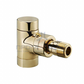 Угловой вентиль Oventrop Combi E позолоченный
