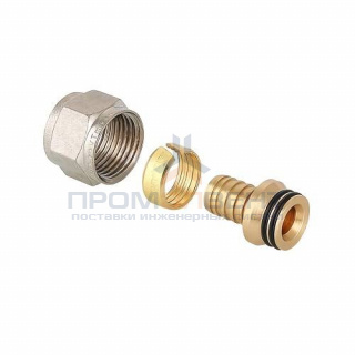 Соединение резьбозажимное VALTEC VTc.709 - 16x2.0 x 1/2" (для PEX и PERT труб)