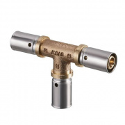 Тройник Oventrop Cofit P - 40x3.5 (прессовой, латунь)