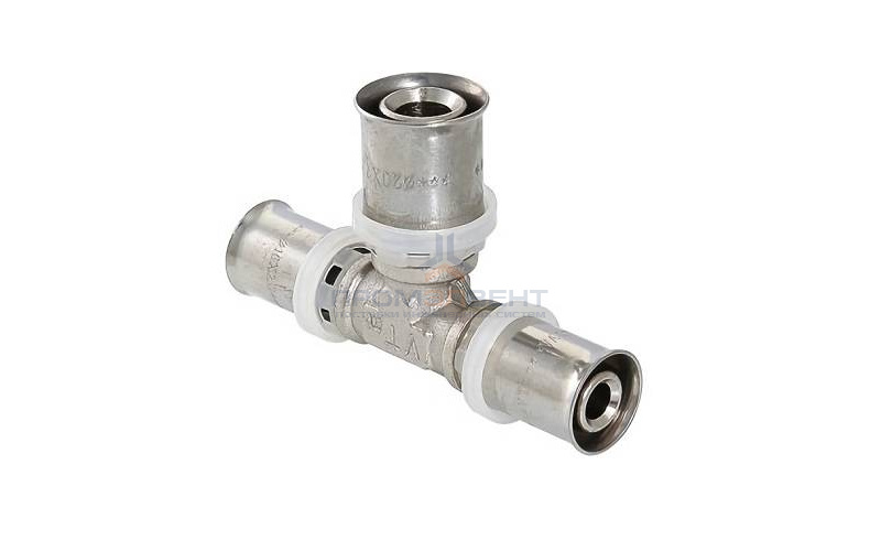 Тройник переходной VALTEC VTm.231 - 26 x 20 x 16 (прессовой, для металлопластиковых труб)