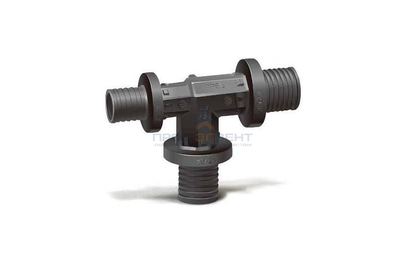 Тройник переходной Varmega Slide-fit - 16 x 20 x 16 (для труб из сшитого полиэтилена)