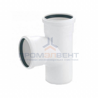 Тройник с отводом на 87° REHAU RAUPIANO PLUS - 125 (для системы внутренней канализации)