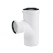 Тройник с уменьшенным отводом на 87° REHAU RAUPIANO PLUS - 125 x 110 (для внутренней канализации)