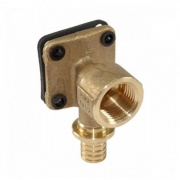 Водорозетка с квадратной крепежной пластиной REHAU RX - 16 x 1/2" (бронза, для труб серии RAUTITAN)