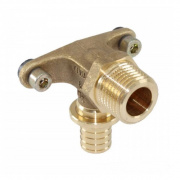 Водорозетка с наружной резьбой REHAU RX - 20 x 1/2" (бронза для труб из сшитого плиэтилена RAUTITAN)