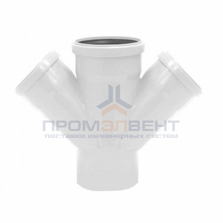 Крестовина одноплоскостная 45° REHAU RAUPIANO PLUS - 160 x 110 (для системы внутренней канализации)