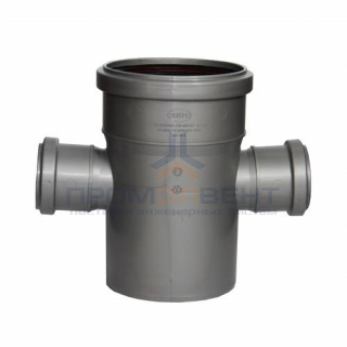 Крестовина одноплоскостная 87° СИНИКОН Standart - 110 x 50 (для системы внутренней канализации)