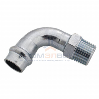Отвод 90° Conex Banninger PC 4001G - 28 x 1" (оцинкованная сталь)