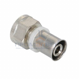 Переход на внутреннюю резьбу VALTEC VTm.202 - 26 x 1" (прессовой, для металлопластиковых труб)