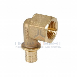 Переход на внутреннюю резьбу угловой REHAU RX - 16 x 1/2" (бронза, для труб серии RAUTITAN)