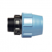 Переход на наружную резьбу UNIDELTA 1003 - 90 x 2"1/2 (винтовой, для труб ПНД, резьба пластиковая)