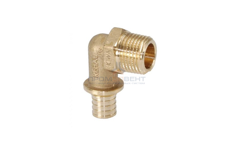 Переход на наружную резьбу угловой REHAU RX - 16 x 1/2