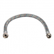 Подводка для воды гибкая STOUT (Гайка/Штуцер) - 1/2" x 3/8" (длина 400 мм)