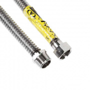 Подводка для газа гибкая сильфонная AYVAZ (Гайка/Штуцер) - 3/4" (длина 1000 мм)