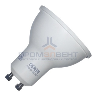 Лампа светодиодная Osram LED PAR16 50 4,8W/830 35° 350lm 220V GU10