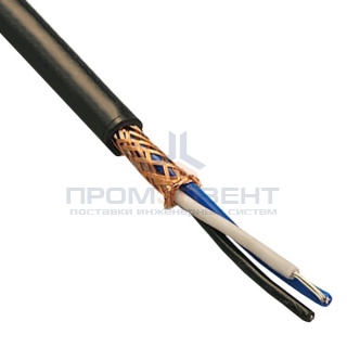 Кабель монтажный МКЭШвнг(А)-LS 2х2х0,5 экранированный с скрученными попарно жилами