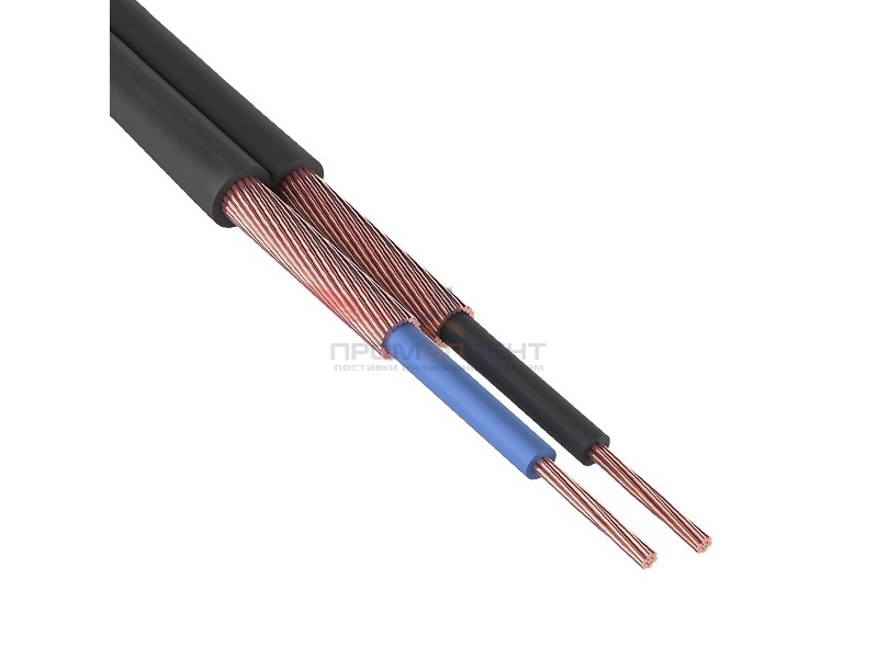 Кабель ШГЭС-2 CU Rexant плоский черный