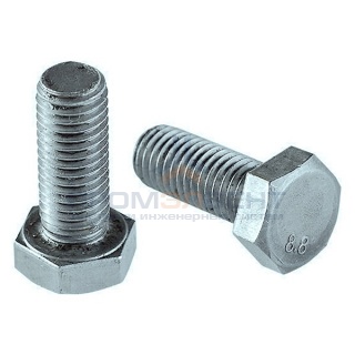 Болт М10х30 с шестигранной головкой оцинкованный DIN933