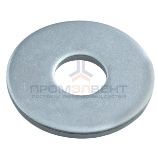 Шайба увеличенная М10 кузовная плоская оцинкованная DIN9021