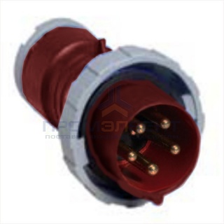 Вилка кабельная ABB 432 P6W IP67 32A 3P+N+E