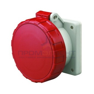 Розетка скрытой установки DKC Quadro IP67 32A 3P+E 400В