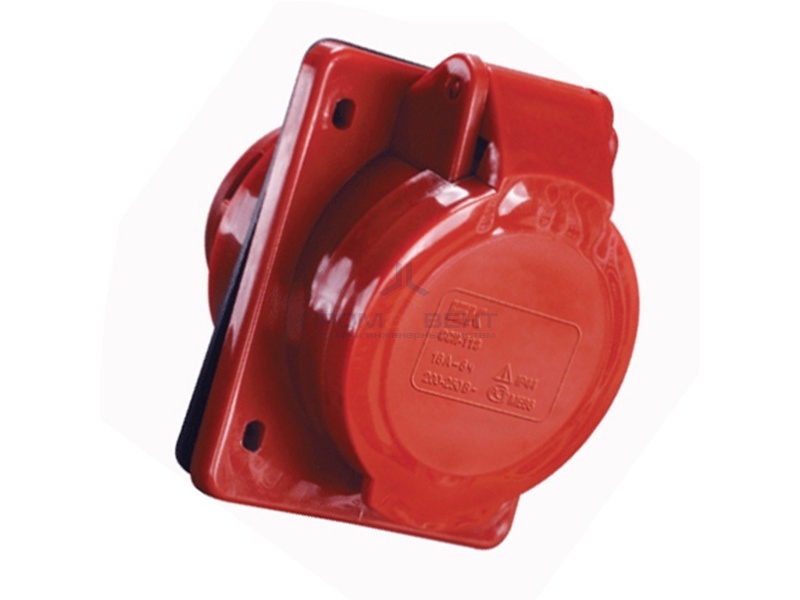 Розетка 425 скрытая 3Р+Е+N 32А 380В IP44 ИЭК