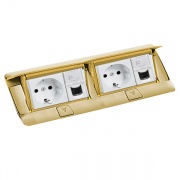 Лючок Legrand 6 (2х3) модулей латунь