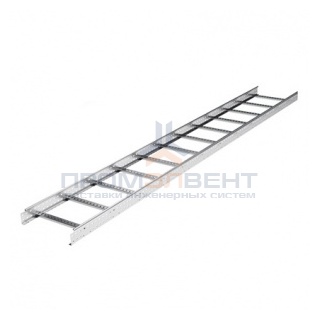 Лестничный лоток 80х300, L 6000, цинк-ламельный