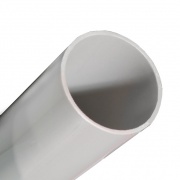 Труба ПВХ жёсткая гладкая д.50мм, лёгкая, цвет серый [2м/шт, уп.10м]
