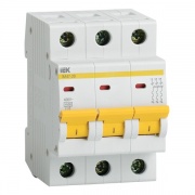 Автоматический выключатель ВА47-29 3Р 40А 4,5кА характеристика В ИЭК (автомат)