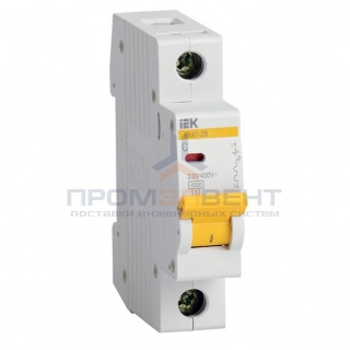 Автоматический выключатель ВА47-29 1Р 10А 4,5кА характеристика С ИЭК (автомат)