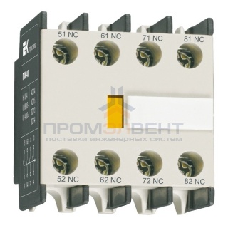 Приставка ПКИ-22 дополнительные контакты 2Н.З+2Н.О ИЭК