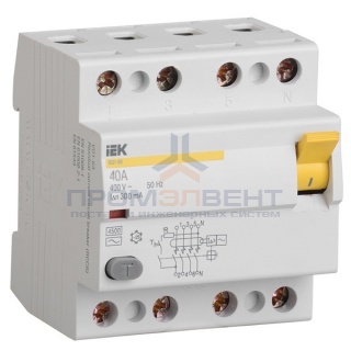 УЗО ВД1-63 4Р 40А 300мА ИЭК