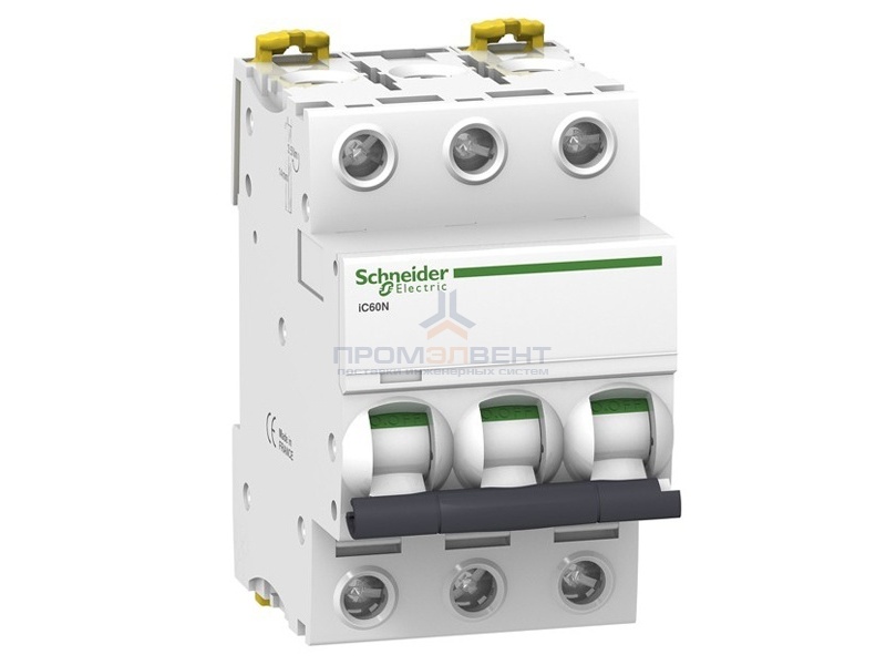 Автоматический выключатель Schneider Electric Acti 9 iC60N 3П 40A 6кА C (автомат)
