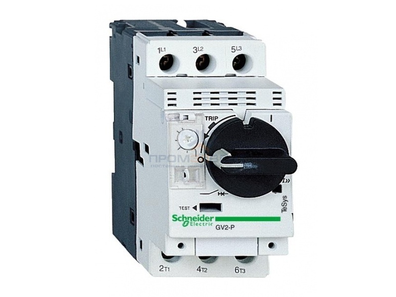 Автомат Schneider Electric TeSys GV2P с комбинированным расцепителем 1,6-2,5А