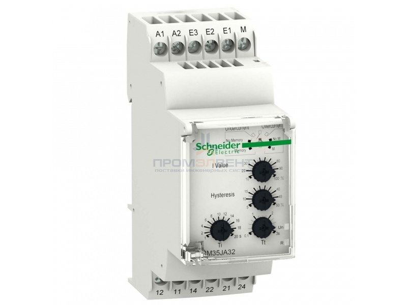Реле контроля повышения и понижения тока 0,15-15A Schneider Electric