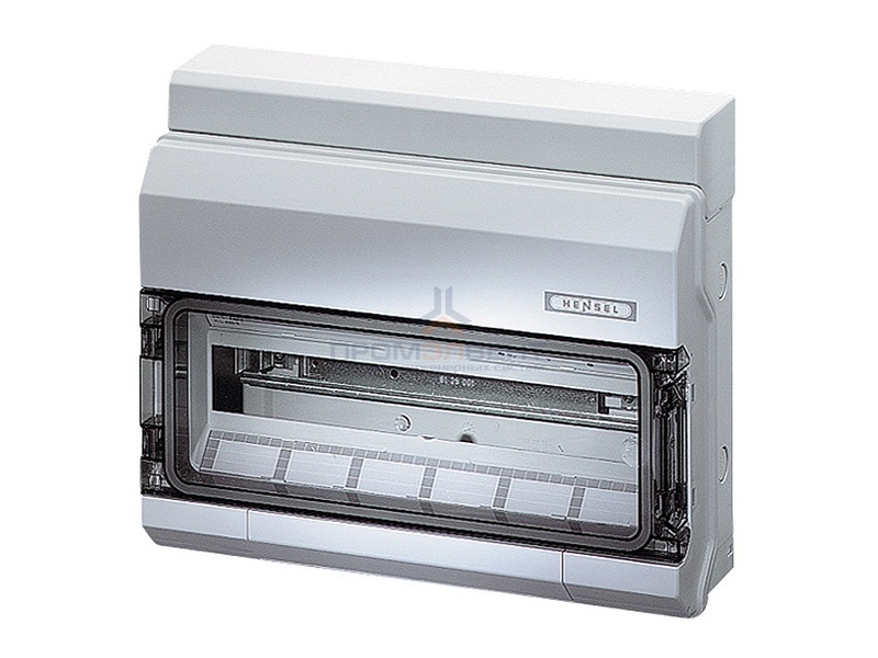 Щит распределительный Hensel KV 1518 на 18 модулей IP54 с клеммой PE+N, 333х403х129мм