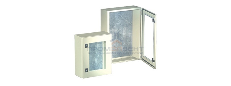 Навесной шкаф CE, с прозрачной дверью, 600 x 600 x 250мм, IP55