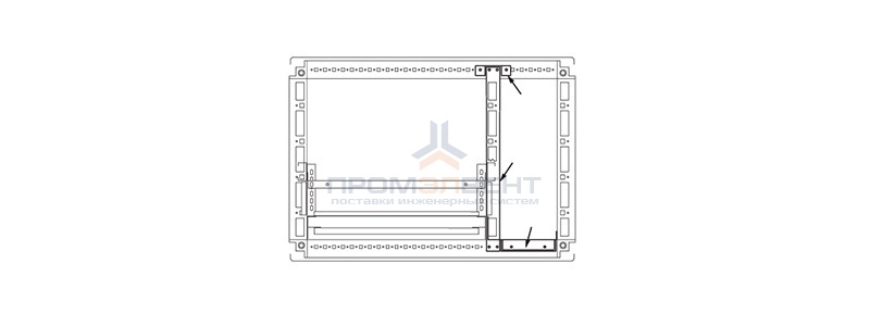 Комплект кабельного отсека, для шкафов CQE 1800 x 400мм