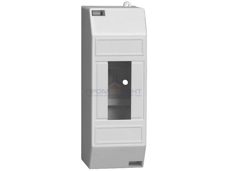 Бокс КМПн 1/2 на 1-2 модуля накладной пластиковый без дверки ИЭК